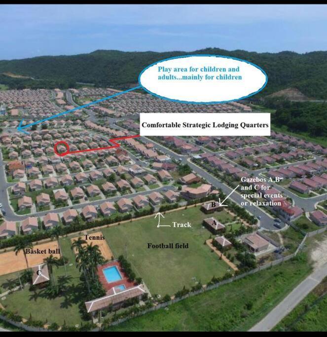 Comfortable Strategic Lodging Quarters Spanish Town المظهر الخارجي الصورة